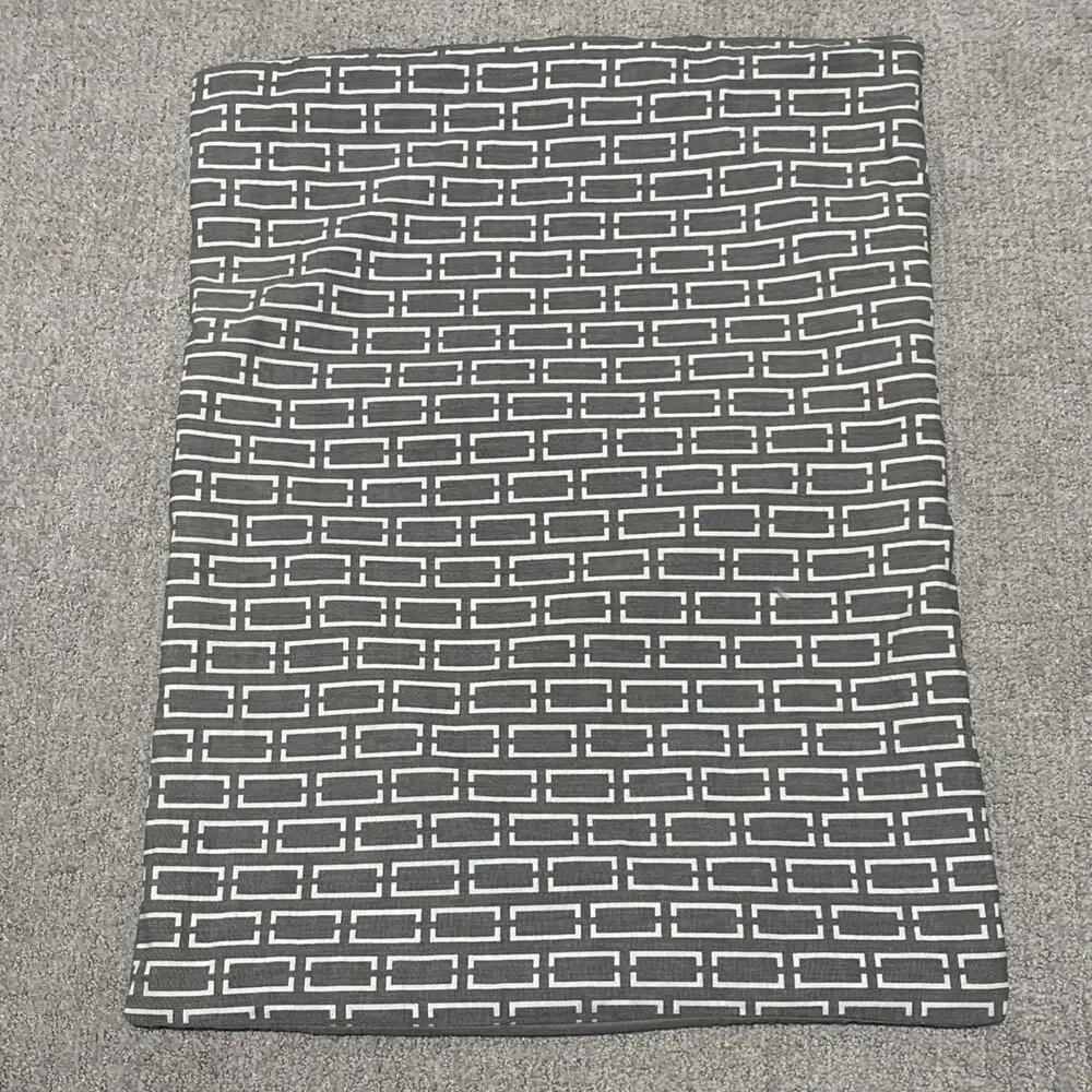 West Elm Mid Century Bracket Geo Jacquard Euro Pillow Sham 20x26